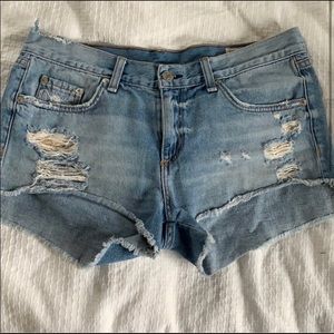 Rag & Bone Denim Shorts - Gunner Wash